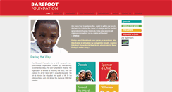 Desktop Screenshot of barefootfoundation.com