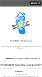 Mobile Screenshot of barefootfoundation.org