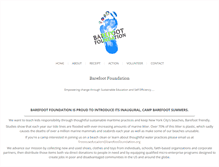 Tablet Screenshot of barefootfoundation.org